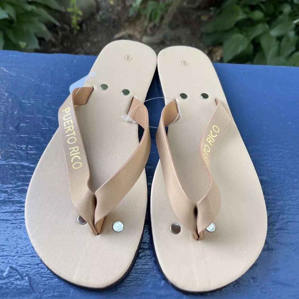 Puerto Rico Tan Women Flip Flops